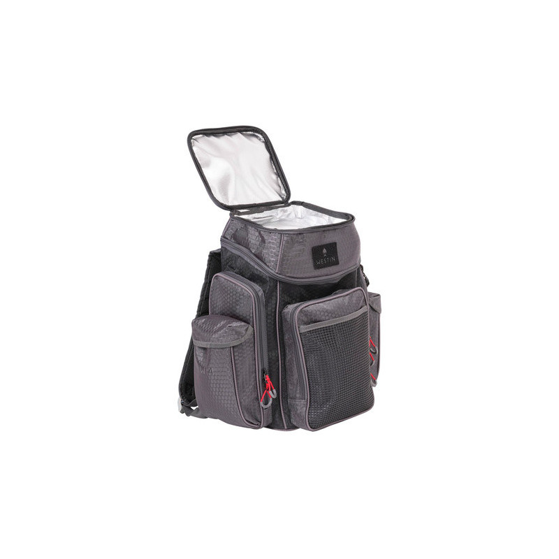 Plecak Westin W4 Backpack Plus 2 Boxes Large Titanium Black - Centrum wędkarskie - Sklep wędkarski Jarofishing Plecak Westin W4 Backpack Plus 2 Boxes Large Titanium Black - Centrum wędkarskie - Sklep wędkarski Jarofishing