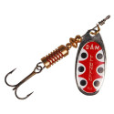 Obrotówka DAM Effzett Standard Spinner 5 Silver Black Dot - Centrum wędkarskie - Sklep wędkarski Jarofishing Obrotówka DAM Effzett Standard Spinner 5 Silver Black Dot - Centrum wędkarskie - Sklep wędkarski Jarofishing