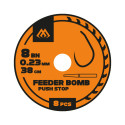 Haczyki z przyponem Mikado Feeder Bomb Z Push Stopem roz.12 - Centrum wędkarskie - Sklep wędkarski Jarofishing Haczyki z przyponem Mikado Feeder Bomb Z Push Stopem roz.12 - Centrum wędkarskie - Sklep wędkarski Jarofishing