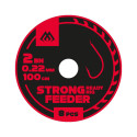 Haczyki z przyponem Mikado Strong Feeder Roz.10 100cm - Centrum wędkarskie - Sklep wędkarski Jarofishing