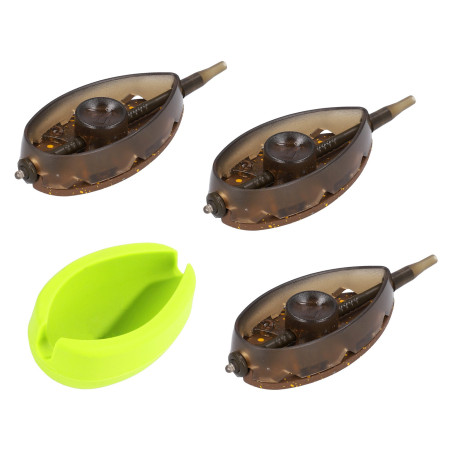 Zestaw Mikado Method Feeder Aperio L - Koszyki 3 x30g+ Foremka - Centrum wędkarskie - Sklep wędkarski Jarofishing