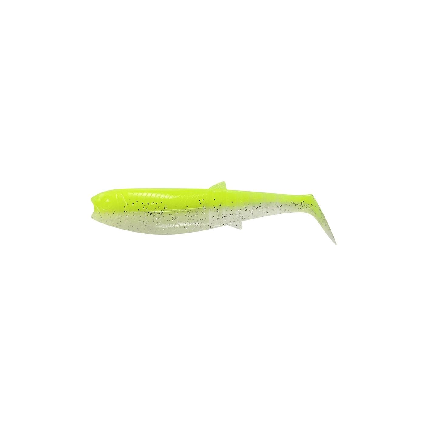 Guma Savage Gear Cannibal Shad 6,8cm Flou Yellow Glow - Centrum wędkarskie - Sklep wędkarski Jarofishing
