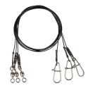 Przypony Savage Gear Black7 Trace 40cm - 25kg - Centrum wędkarskie - Sklep wędkarski Jarofishing