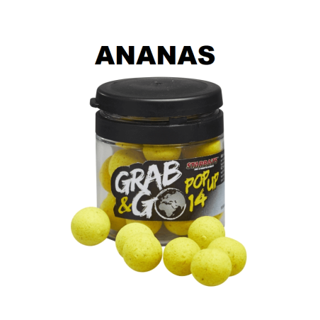 Kulki Pływające Starbaits G&G Global Pop-up 14mm - Ananas