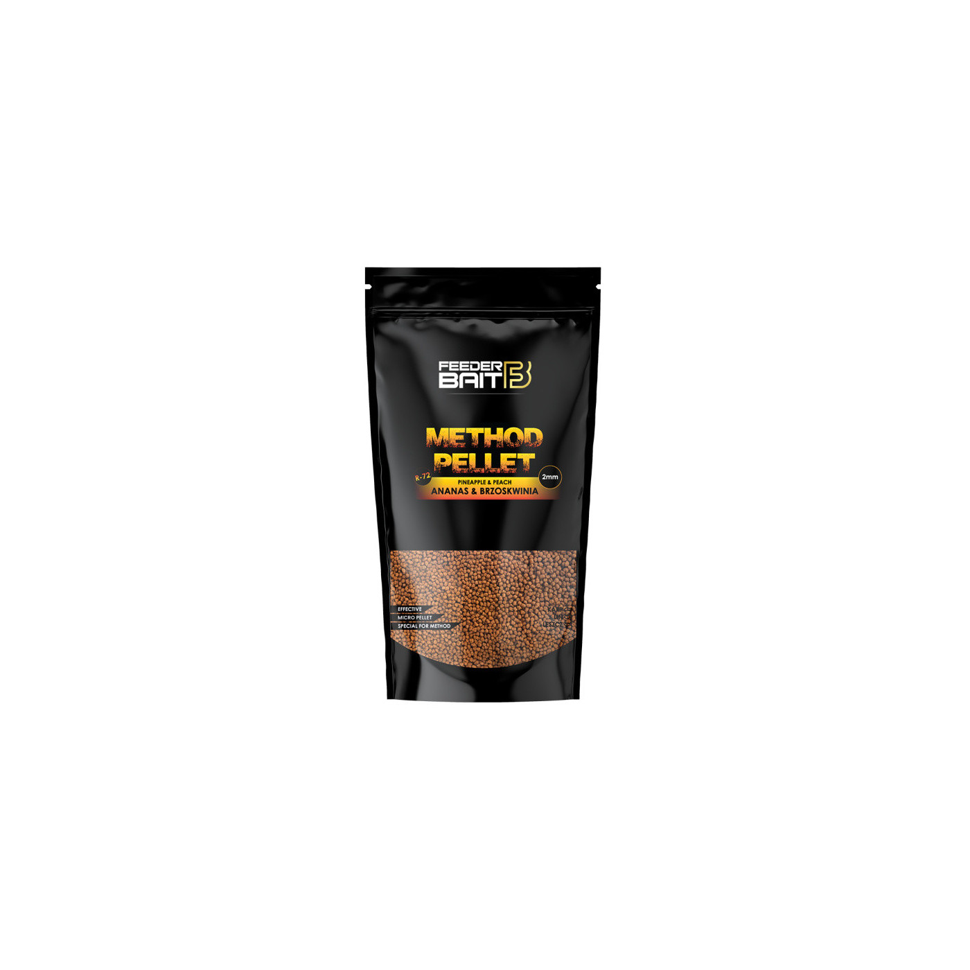 Pellet Feeder Bait Micro Pellet 2mm R72 Ananas & Brzoskwinia - Centrum wędkarskie - Sklep wędkarski Jarofishing