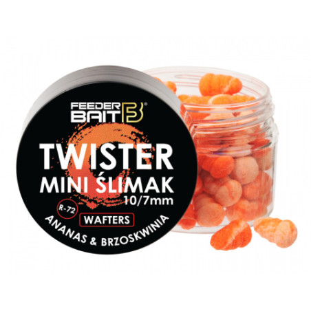 Mini Ślimak Wafters Feeder Bait R72 Ananas & Brzoskwinia