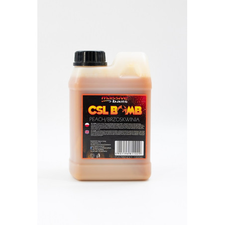 Liquid Massive Baits CSL BOMB Peach 1L