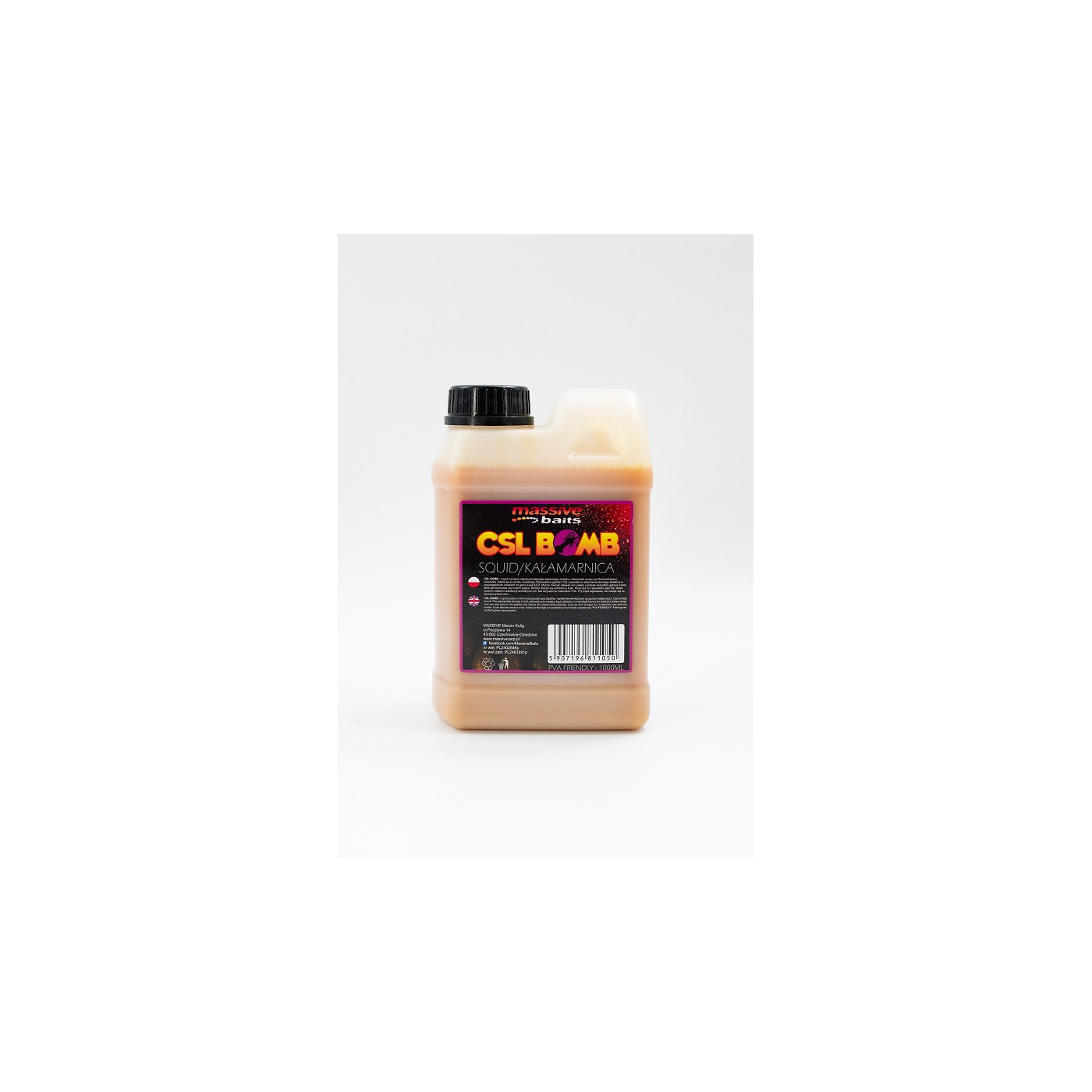 Liquid Massive Baits CSL BOMB Squid 1L - Centrum wędkarskie - Sklep wędkarski Jarofishing Liquid Massive Baits CSL BOMB Squid 1L - Centrum wędkarskie - Sklep wędkarski Jarofishing