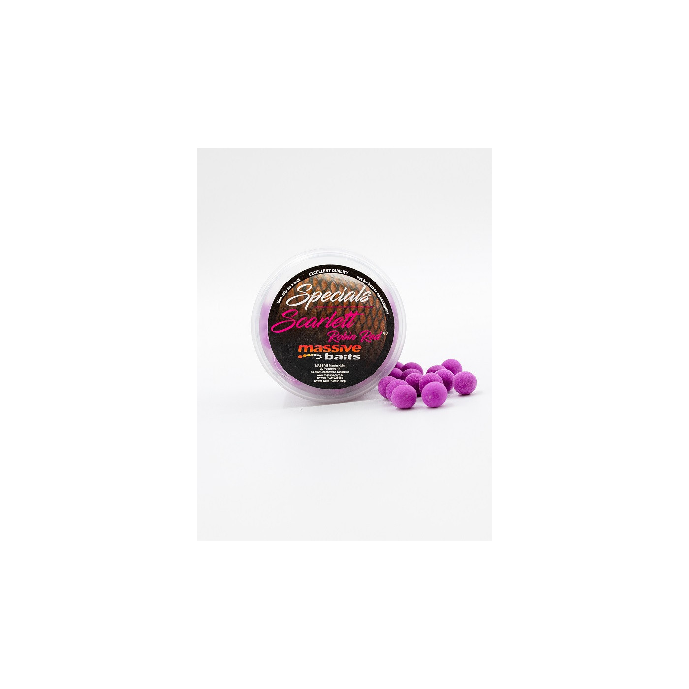 Kulki Pop-Up Massive Baits Scarlett Roz.11mm - Centrum wędkarskie - Sklep wędkarski Jarofishing Kulki Pop-Up Massive Baits Scarlett Roz.11mm - Centrum wędkarskie - Sklep wędkarski Jarofishing
