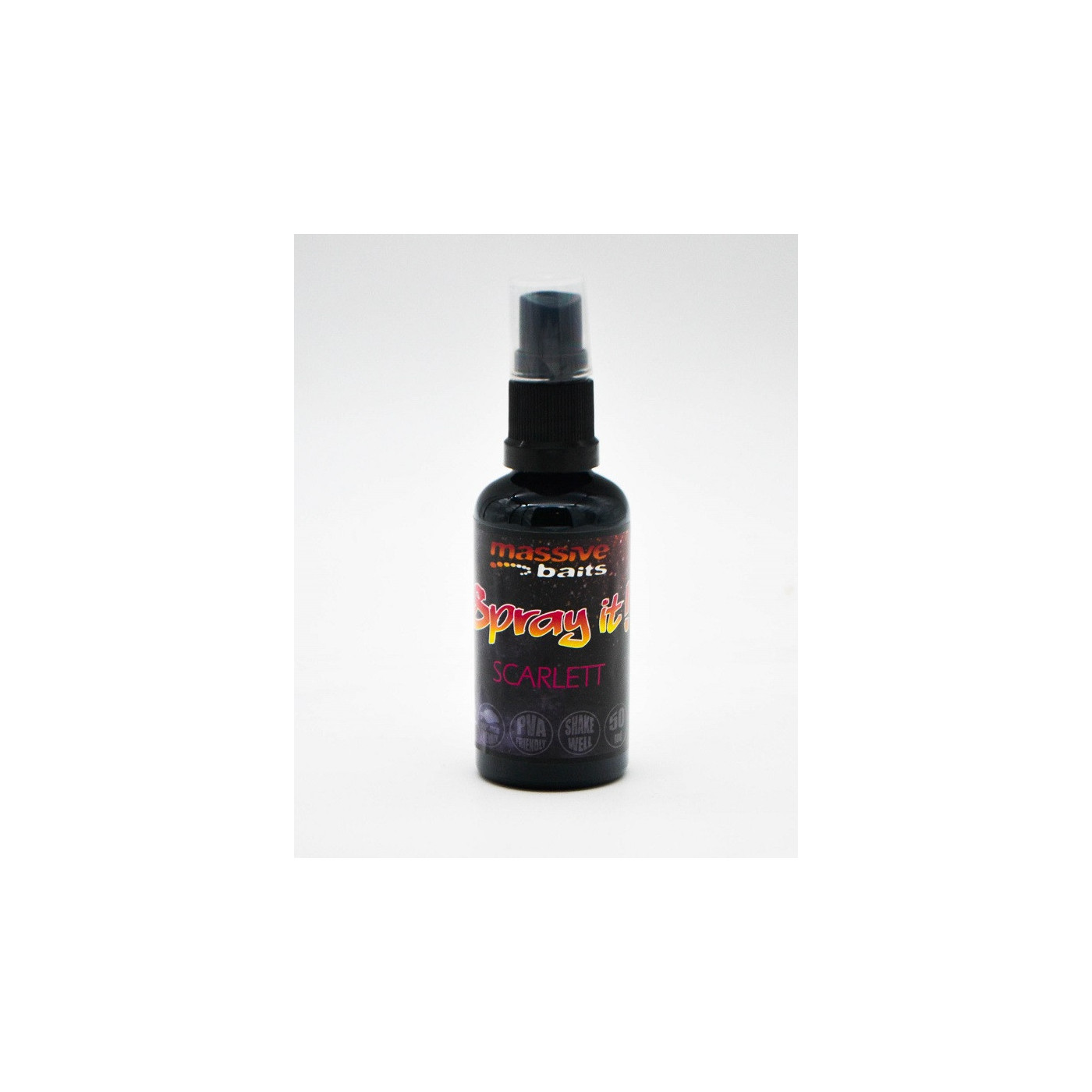 Spray Massive Baits SPRAY-IT Scarlett 50ml - Centrum wędkarskie - Sklep wędkarski Jarofishing
