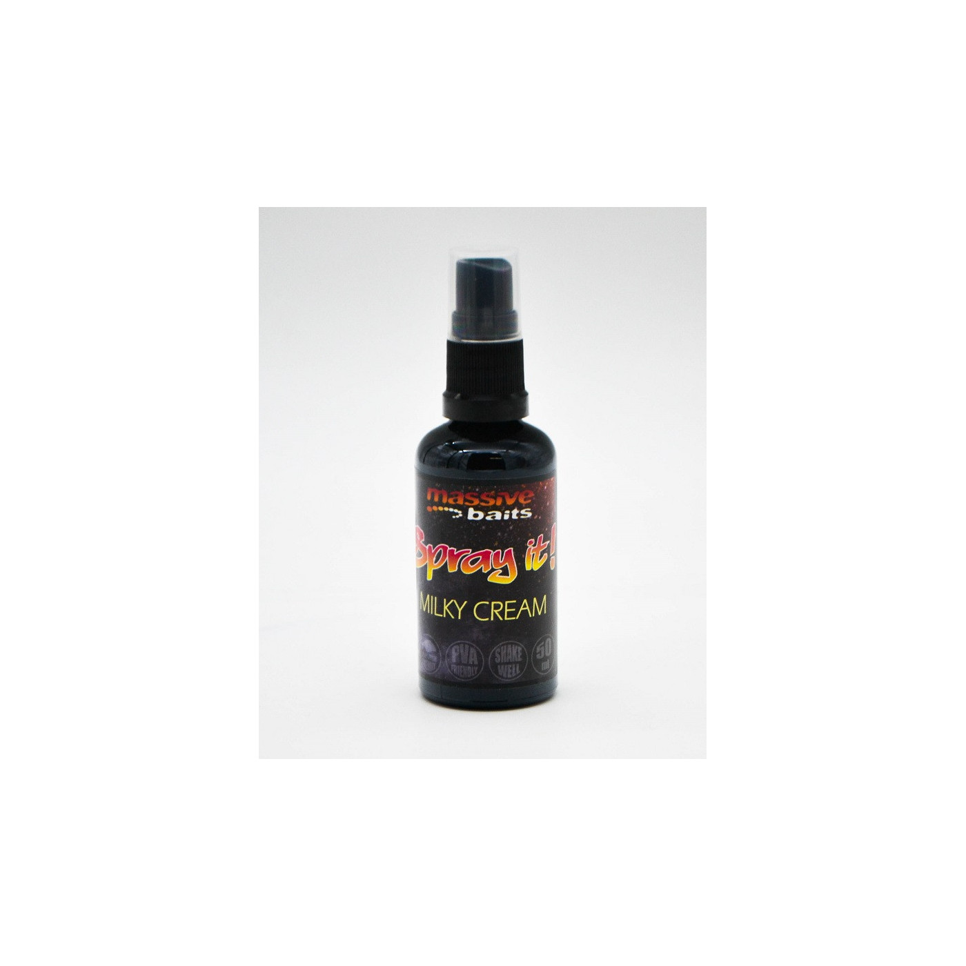 Spray Massive Baits SPRAY-IT Milky Cream 50ml - Centrum wędkarskie - Sklep wędkarski Jarofishing