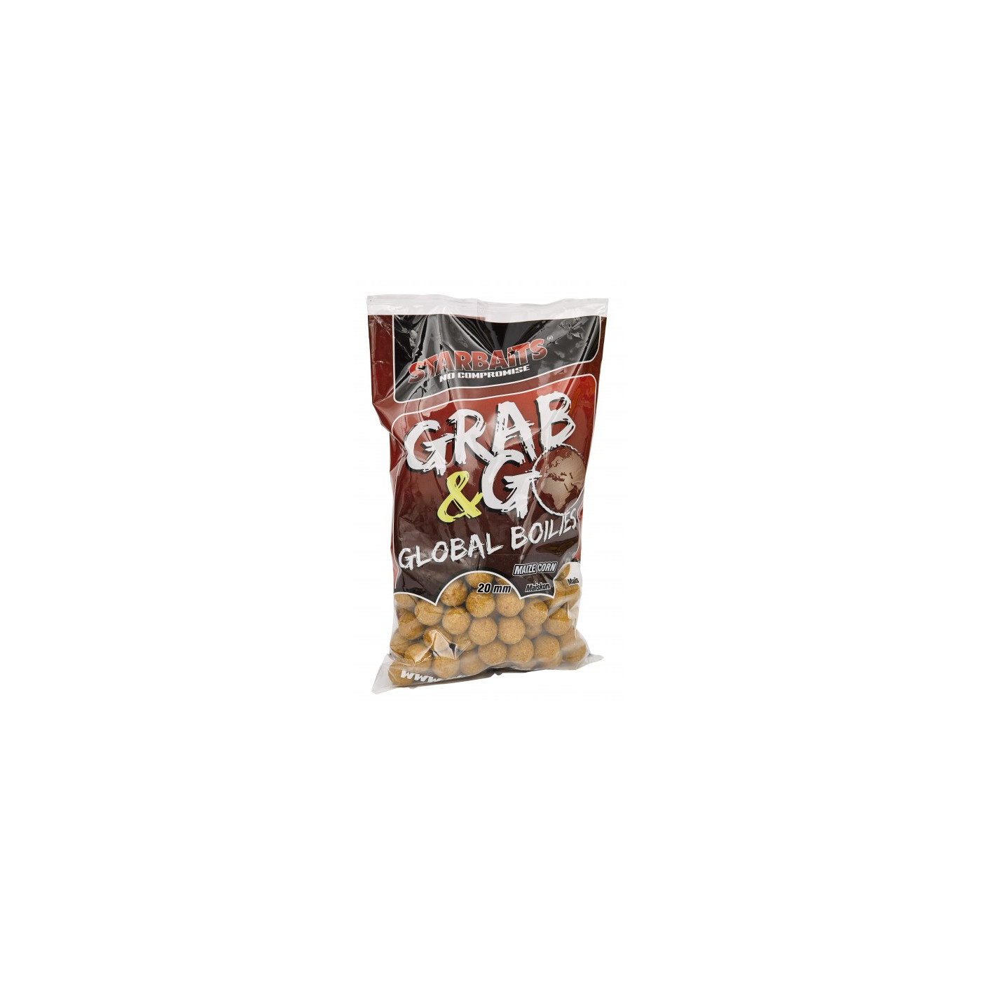 Kulki proteinowe Starbaits Grab & Go Sweet Corn 24 mm 1kg - Centrum wędkarskie - Sklep wędkarski Jarofishing