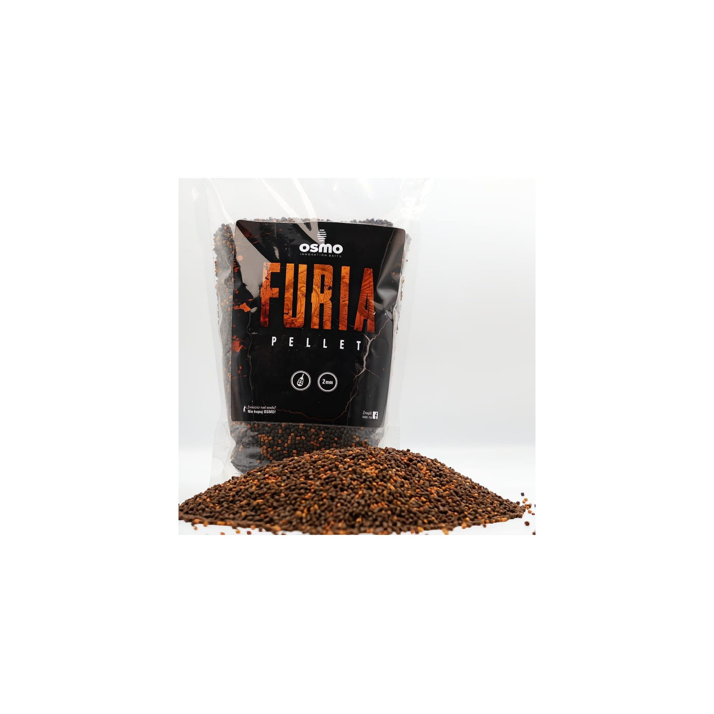 Osmo Pro Pellet -Furia 2mm - 900g - Centrum wędkarskie - Sklep wędkarski Jarofishing