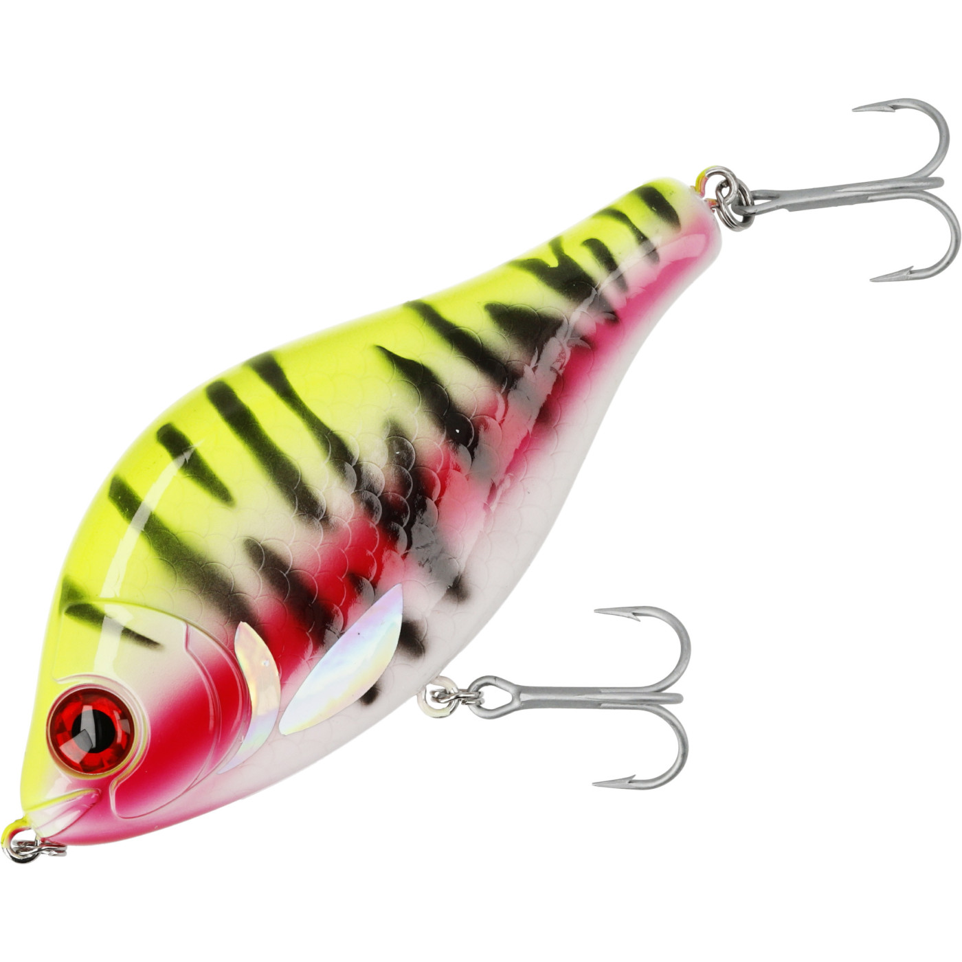 Wobler Mikado MFT Jerk 7cm / Lemon Tiger - Centrum wędkarskie - Sklep wędkarski Jarofishing