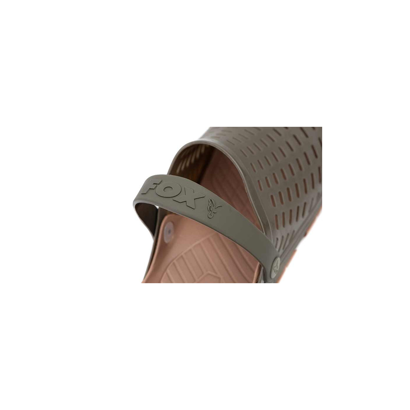 Klapki Fox Khaki Clogs ROZ.41 - Centrum wędkarskie - Sklep wędkarski Jarofishing
