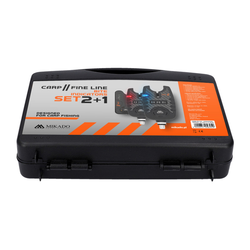 MIKADO SYGNALIZATORY SYGNALIZATOR - KARPIOWY - CFL II (SET 2+1) - Centrum wędkarskie - Sklep wędkarski Jarofishing