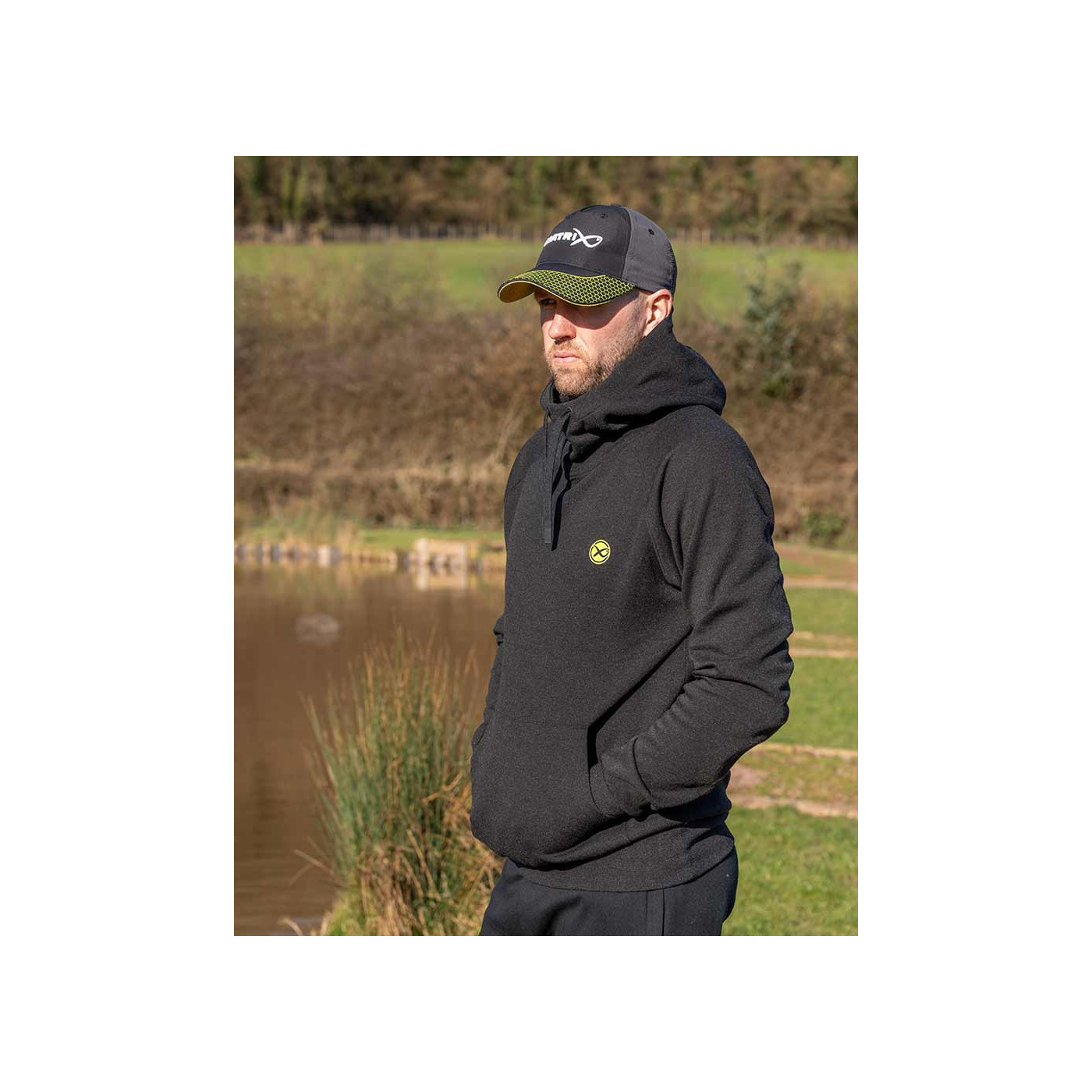 Bluza Matrix Pullover Hoody – Black Marl - roz. XXXL - Centrum wędkarskie - Sklep wędkarski Jarofishing