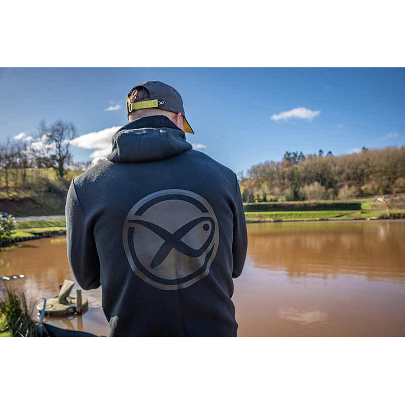 Bluza Matrix Stealth Zipped Hoody – Black - roz. S - Centrum wędkarskie - Sklep wędkarski Jarofishing