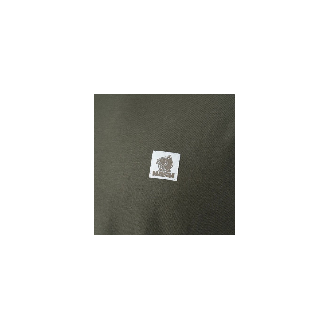 Koszulka Nash Make It Happen Badge T Shirt - Green Roz.L - Centrum wędkarskie - Sklep wędkarski Jarofishing