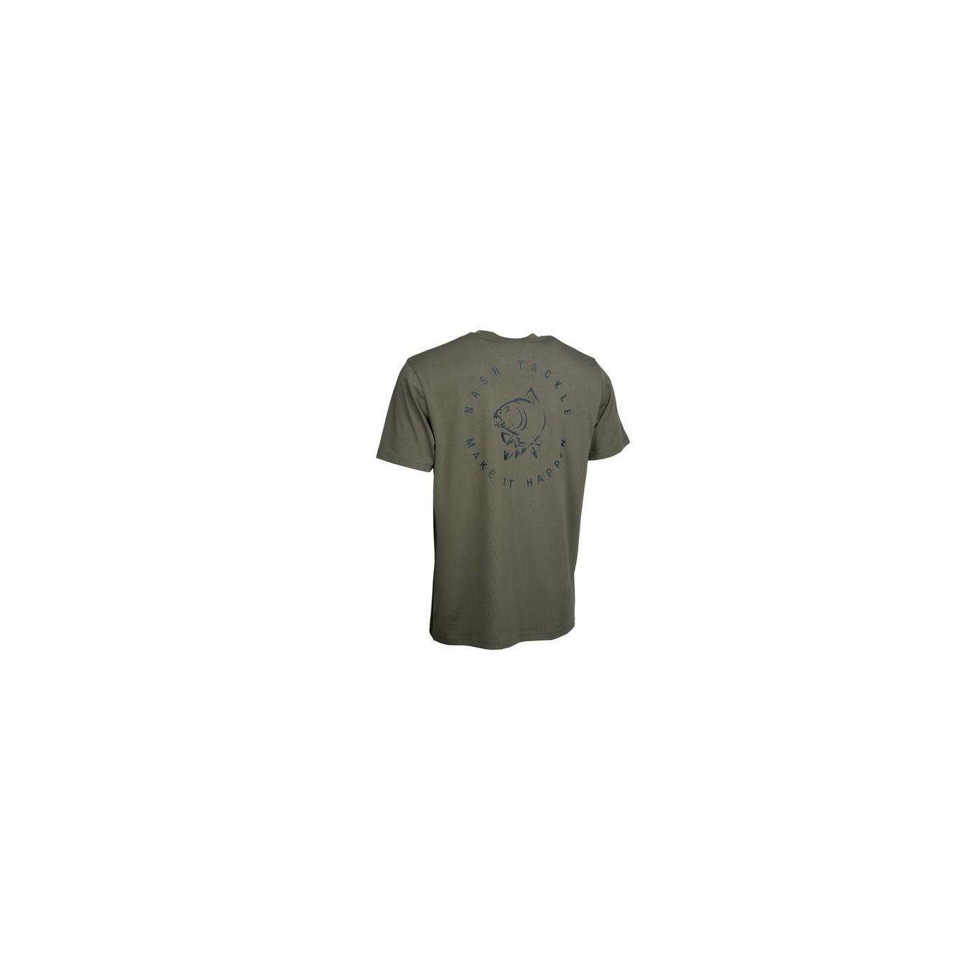 Koszulka Nash Make It Happen Carp Logo T Shirt Green Roz.XXL - Centrum wędkarskie - Sklep wędkarski Jarofishing