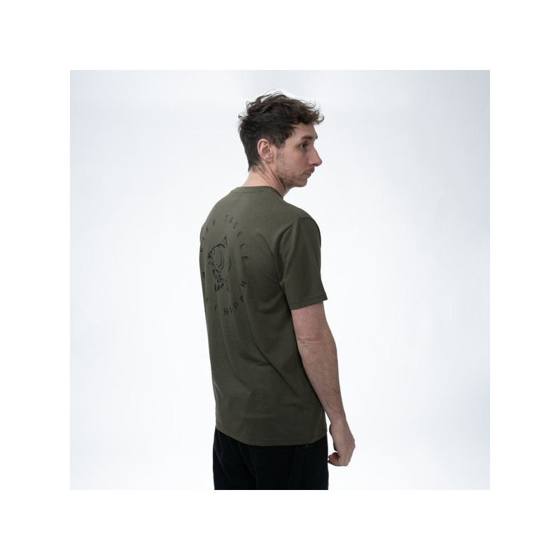 Koszulka Nash Make It Happen Carp Logo T Shirt Green Roz.XXXL - Centrum wędkarskie - Sklep wędkarski Jarofishing