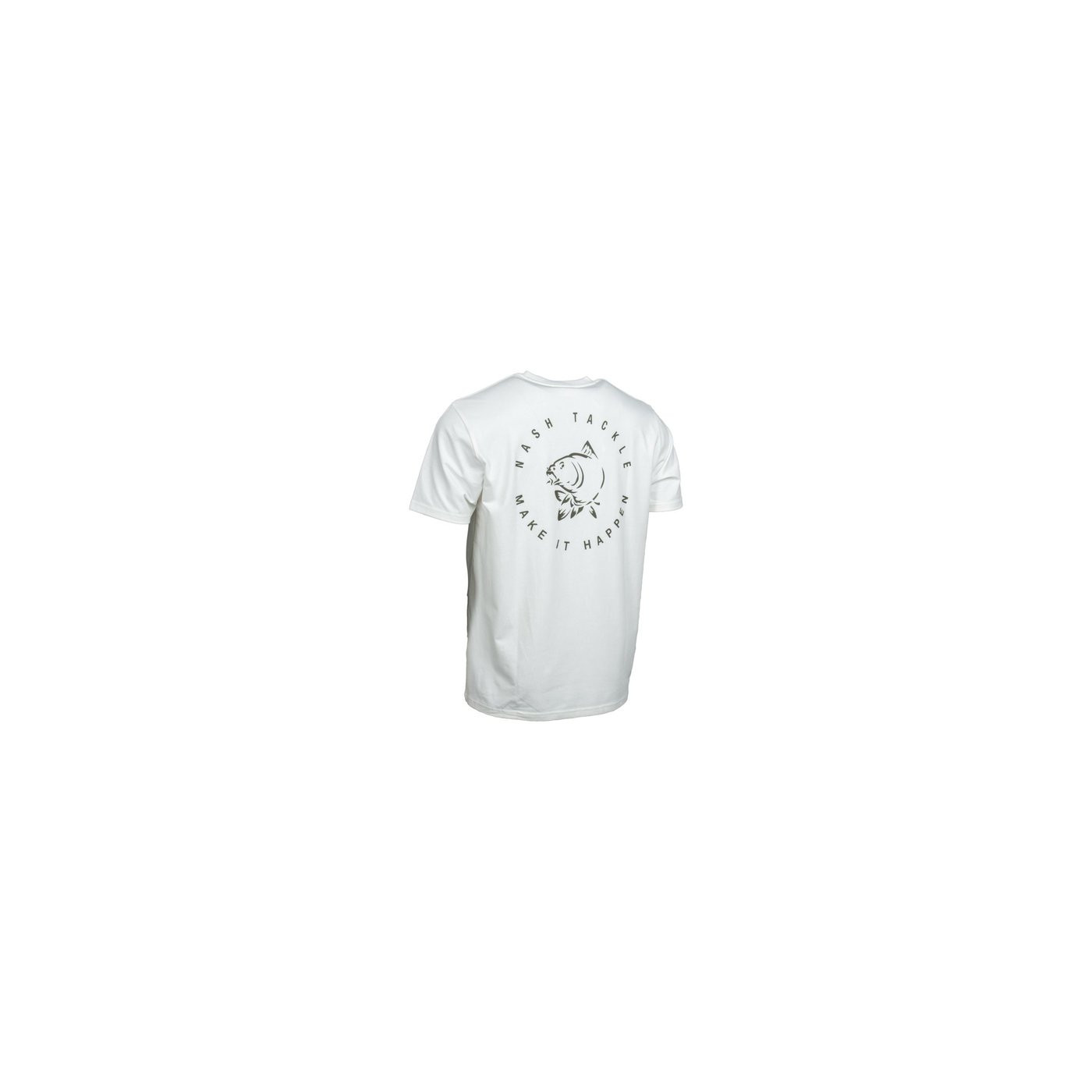 Koszulka Nash Make It Happen Carp Logo T Shirt ECRU Roz.M - Centrum wędkarskie - Sklep wędkarski Jarofishing