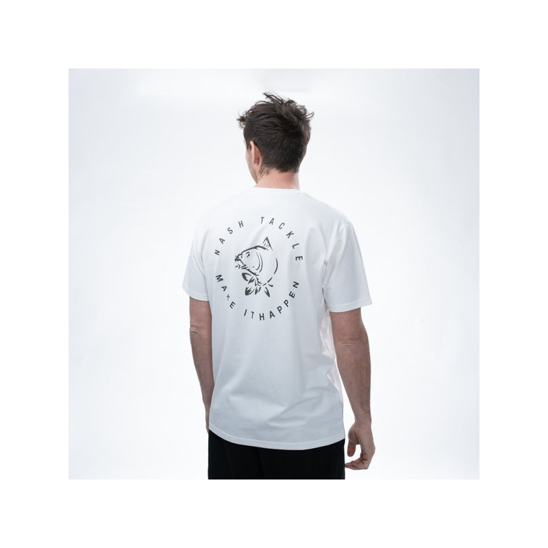 Koszulka Nash Make It Happen Carp Logo T Shirt ECRU Roz.XXXL - Centrum wędkarskie - Sklep wędkarski Jarofishing Koszulka Nash Make It Happen Carp Logo T Shirt ECRU Roz.XXXL - Centrum wędkarskie - Sklep wędkarski Jarofishing