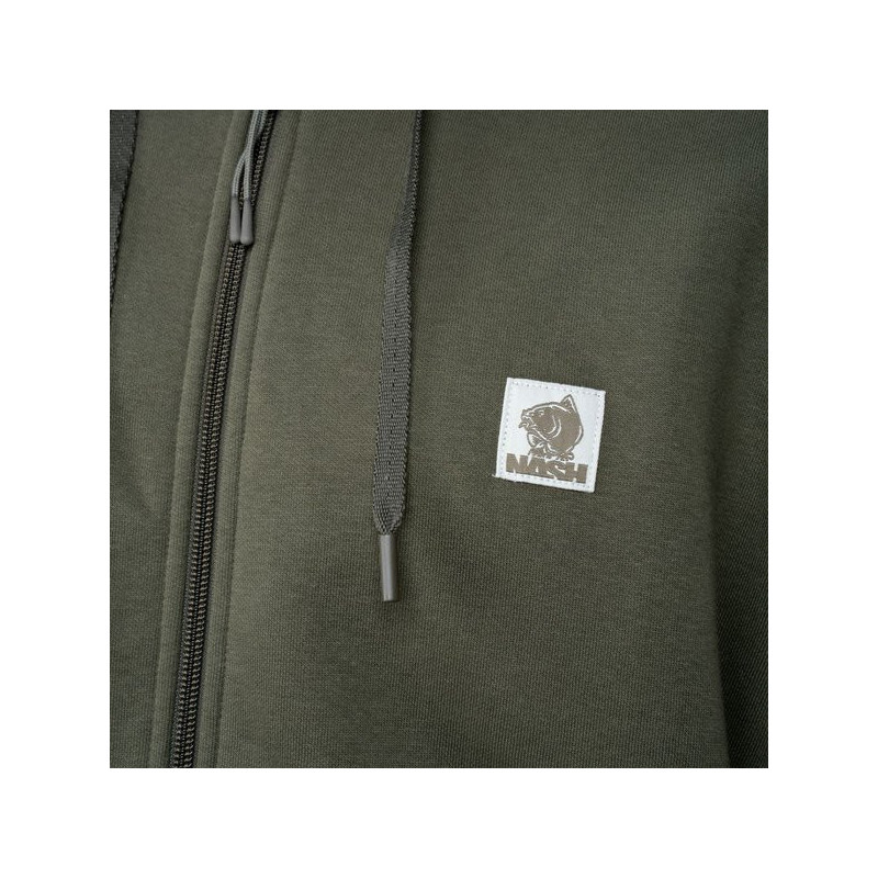 Bluza Nash Make It Happen Badge Zipped Hoody - Green Roz.M - Centrum wędkarskie - Sklep wędkarski Jarofishing Bluza Nash Make It Happen Badge Zipped Hoody - Green Roz.M - Centrum wędkarskie - Sklep wędkarski Jarofishing