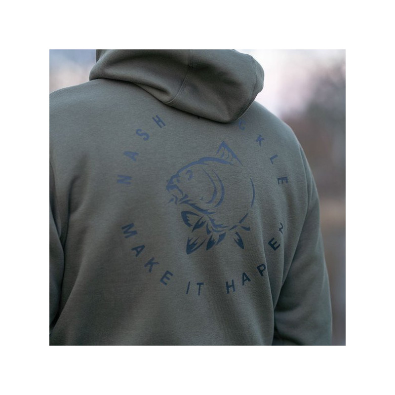 Bluza Nash Make It Happen Carp Logo Hoody - Green Roz.XXXL - Centrum wędkarskie - Sklep wędkarski Jarofishing Bluza Nash Make It Happen Carp Logo Hoody - Green Roz.XXXL - Centrum wędkarskie - Sklep wędkarski Jarofishing
