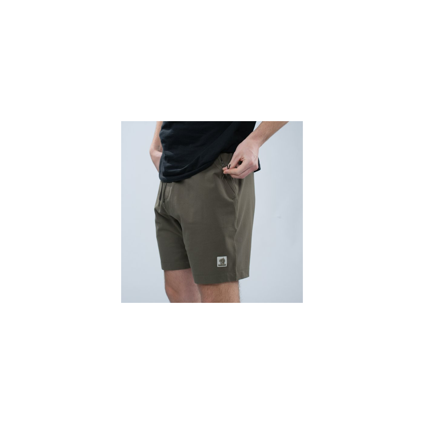 Spodenki Nash Make It Happen Badge Shorts - Green Roz.S - Centrum wędkarskie - Sklep wędkarski Jarofishing