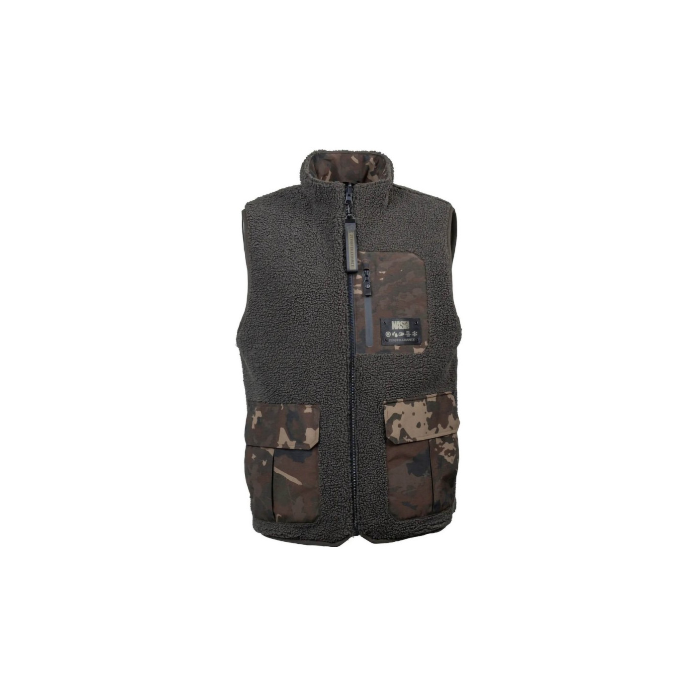 Nash KAMIZELKA Nash Zero Tolerance Sherpa Fleece Reversible Body Warmer Roz.M - Centrum wędkarskie - Sklep wędkarski Jarofishing Nash KAMIZELKA Nash Zero Tolerance Sherpa Fleece Reversible Body Warmer Roz.M - Centrum wędkarskie - Sklep wędkarski Jarofishing