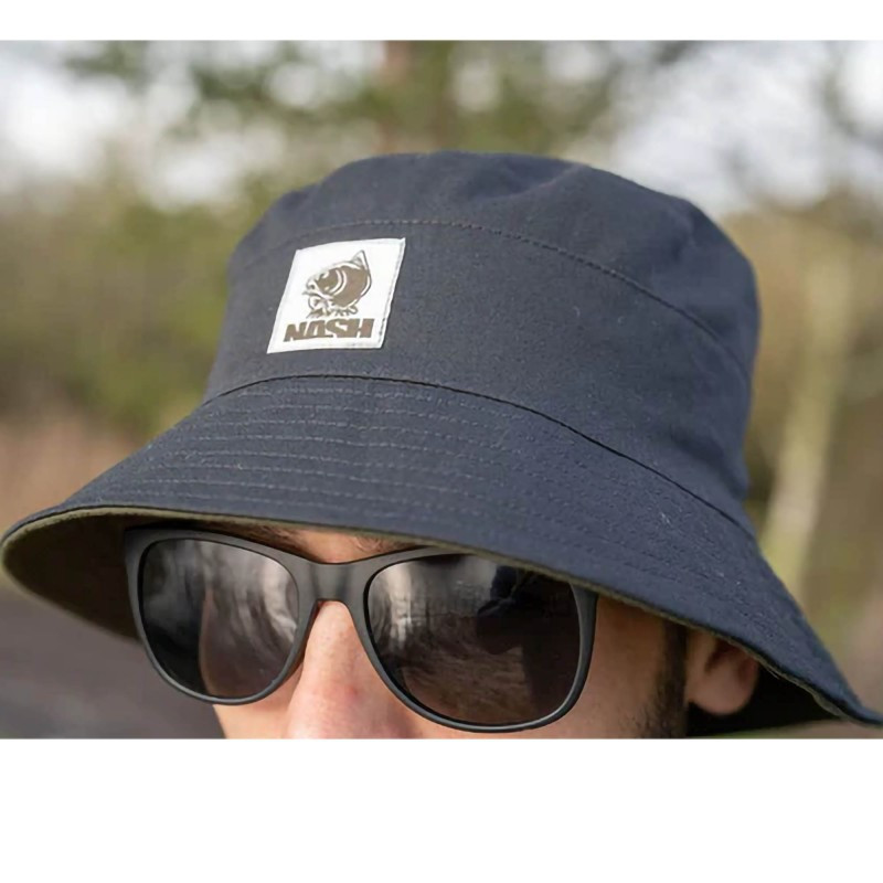 NASH Kapelusz Nash Make It Happen Badge Reversible Bucket Hat Black / Green - Centrum wędkarskie - Sklep wędkarski Jarofishing NASH Kapelusz Nash Make It Happen Badge Reversible Bucket Hat Black / Green - Centrum wędkarskie - Sklep wędkarski Jarofishing