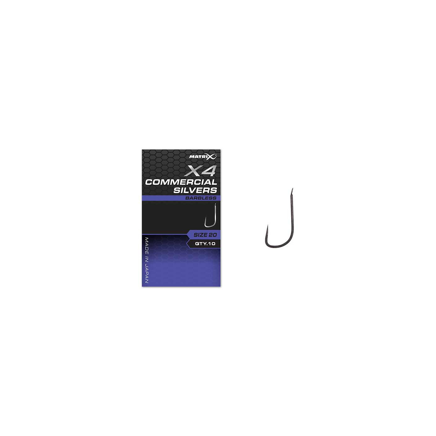 Haczyki Matrix X4 - Commercial Silvers Hooks ROZ 16 10szt - Centrum wędkarskie - Sklep wędkarski Jarofishing Haczyki Matrix X4 - Commercial Silvers Hooks ROZ 16 10szt - Centrum wędkarskie - Sklep wędkarski Jarofishing