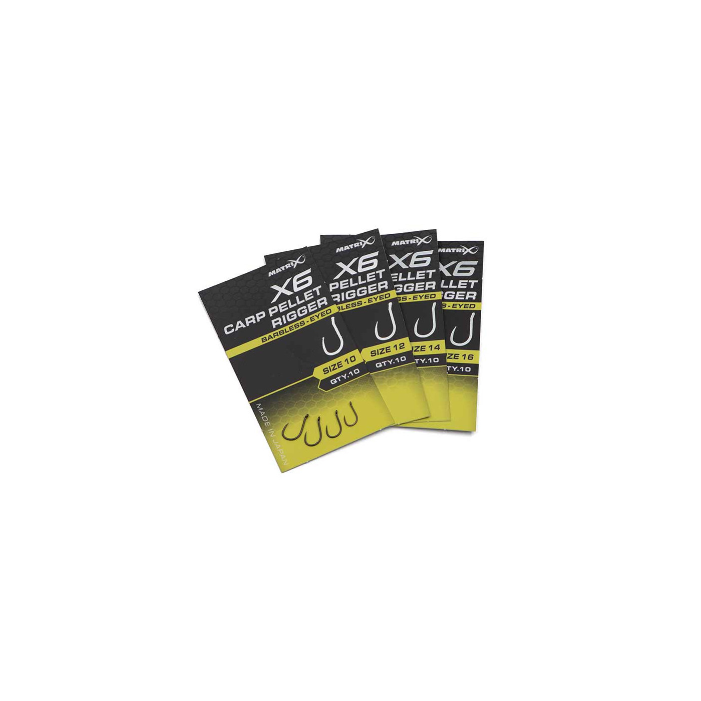 Haczyki Matrix X6 - Carp Pellet Rigger Hooks ROZ 12 10szt - Centrum wędkarskie - Sklep wędkarski Jarofishing Haczyki Matrix X6 - Carp Pellet Rigger Hooks ROZ 12 10szt - Centrum wędkarskie - Sklep wędkarski Jarofishing