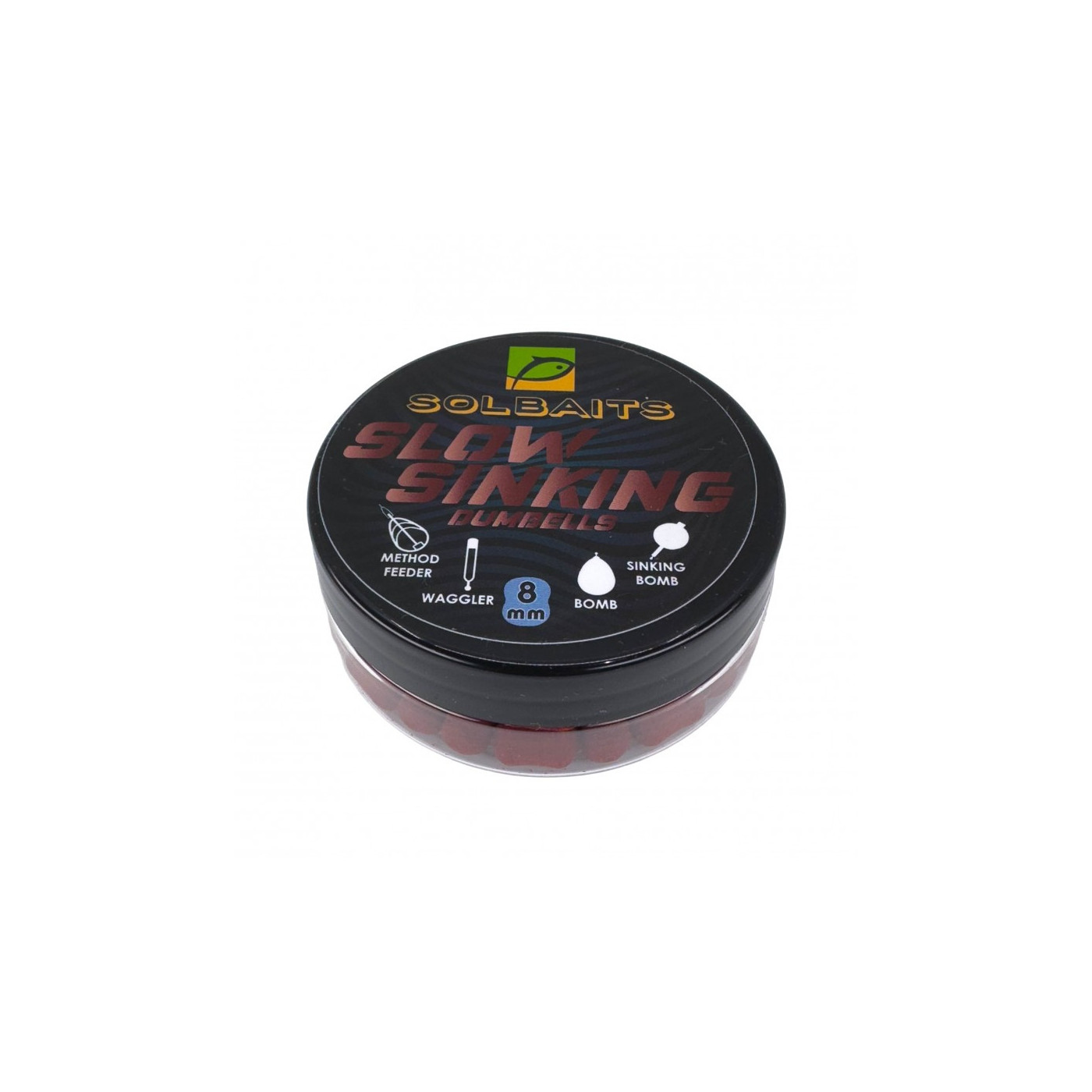 Wafters Solbaits Slow Sinking Red Dumbells 8mm 50ml - Centrum wędkarskie - Sklep wędkarski Jarofishing Wafters Solbaits Slow Sinking Red Dumbells 8mm 50ml - Centrum wędkarskie - Sklep wędkarski Jarofishing