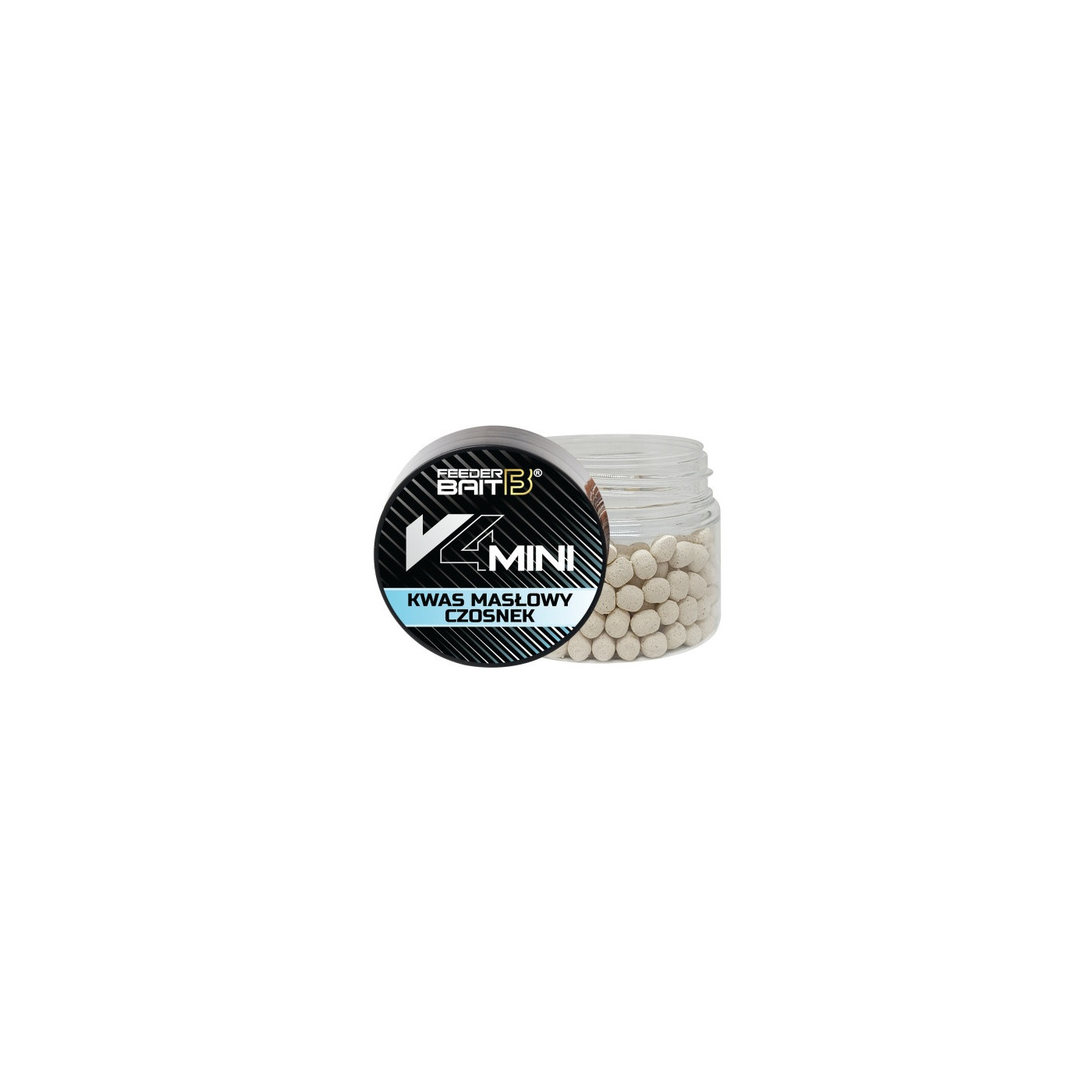 Feeder Bait V4 Mini KWAS MASŁOWY & CZOSNEK 4mm Wafters - Centrum wędkarskie - Sklep wędkarski Jarofishing