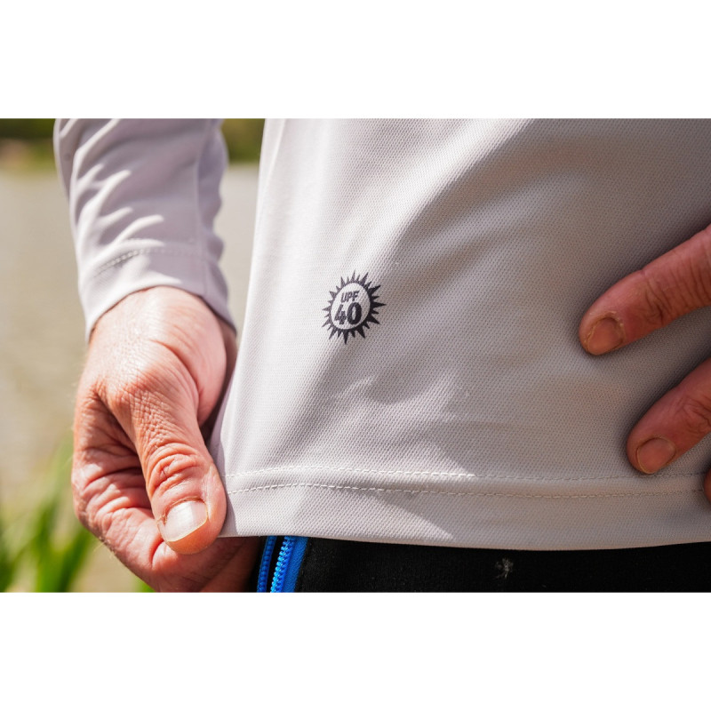Koszulka Preston Grey Performance Sun Shirt UPF-40 - roz. M - Centrum wędkarskie - Sklep wędkarski Jarofishing Koszulka Preston Grey Performance Sun Shirt UPF-40 - roz. M - Centrum wędkarskie - Sklep wędkarski Jarofishing