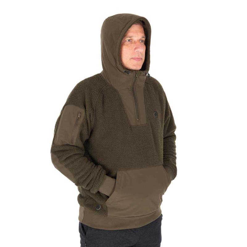 Kurtka Fox Olive Sherpa Hybrid Jacket - Roz.XL - Centrum wędkarskie - Sklep wędkarski Jarofishing Kurtka Fox Olive Sherpa Hybrid Jacket - Roz.XL - Centrum wędkarskie - Sklep wędkarski Jarofishing