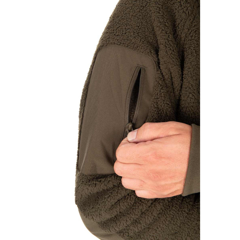 Kurtka Fox Olive Sherpa Hybrid Jacket - Roz.XL - Centrum wędkarskie - Sklep wędkarski Jarofishing Kurtka Fox Olive Sherpa Hybrid Jacket - Roz.XL - Centrum wędkarskie - Sklep wędkarski Jarofishing