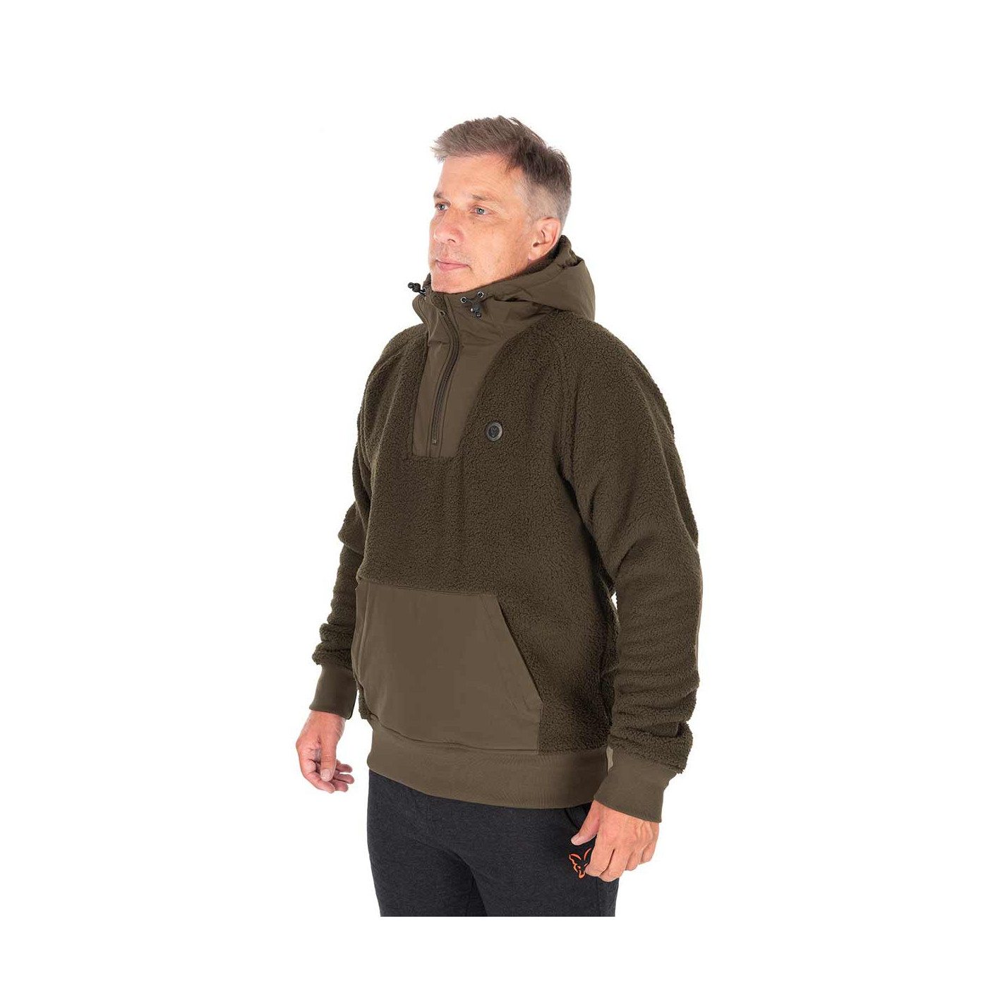 Kurtka Fox Olive Sherpa Hybrid Jacket - Roz.XL - Centrum wędkarskie - Sklep wędkarski Jarofishing Kurtka Fox Olive Sherpa Hybrid Jacket - Roz.XL - Centrum wędkarskie - Sklep wędkarski Jarofishing