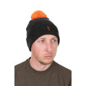 Czapka Fox Collection Bobble Hat – Black/Orange - Centrum wędkarskie - Sklep wędkarski Jarofishing
