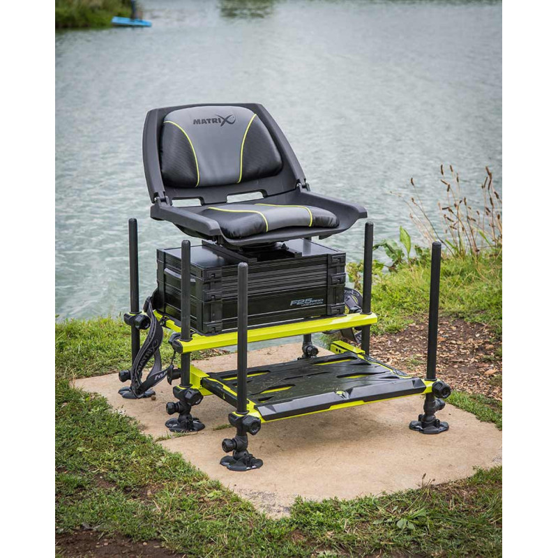 Kosz Matrix F25 Pro Swivel Seatbox Lime Edition - Centrum wędkarskie - Sklep wędkarski Jarofishing