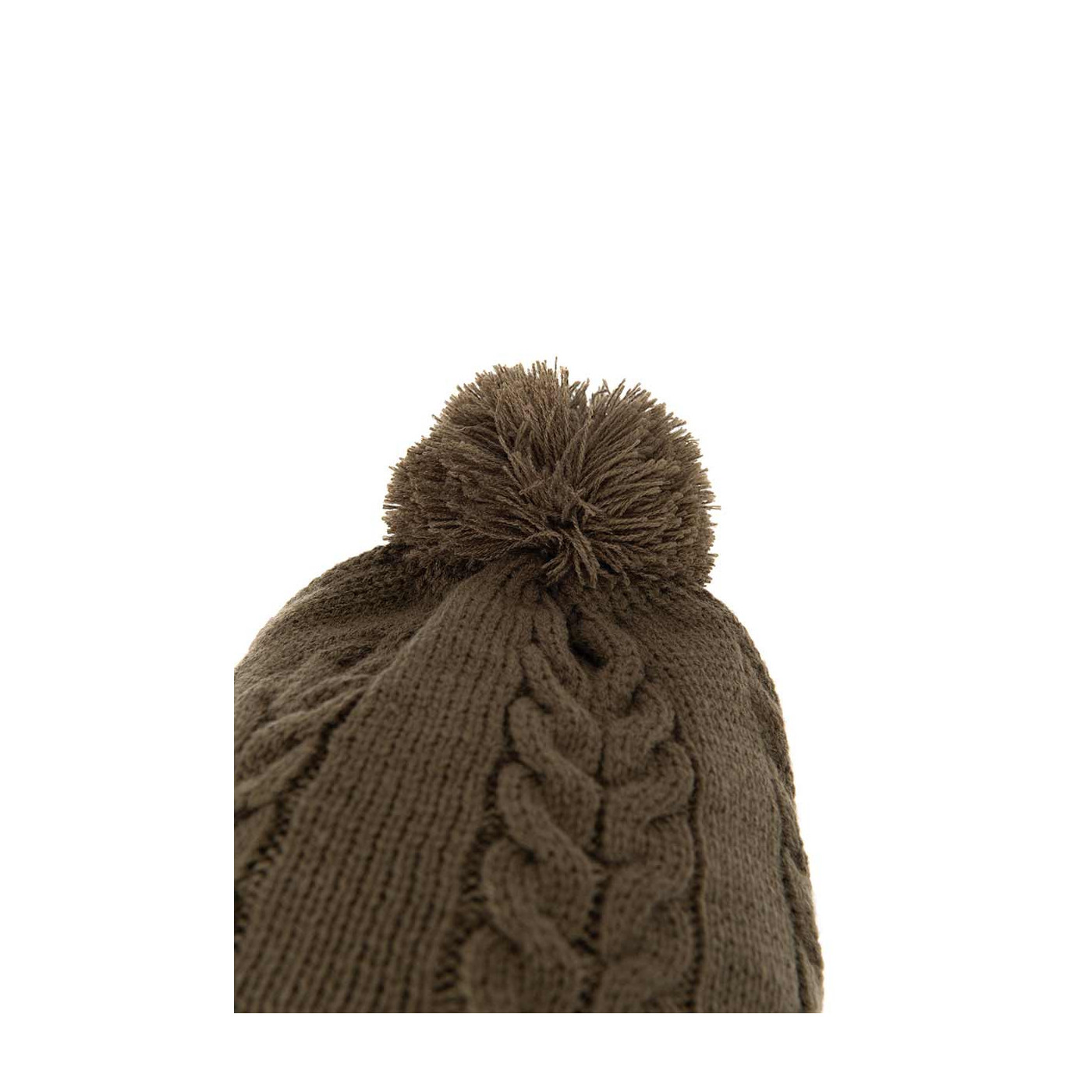 Czapka Fox Khaki Knitted Bobble Hat - Centrum wędkarskie - Sklep wędkarski Jarofishing