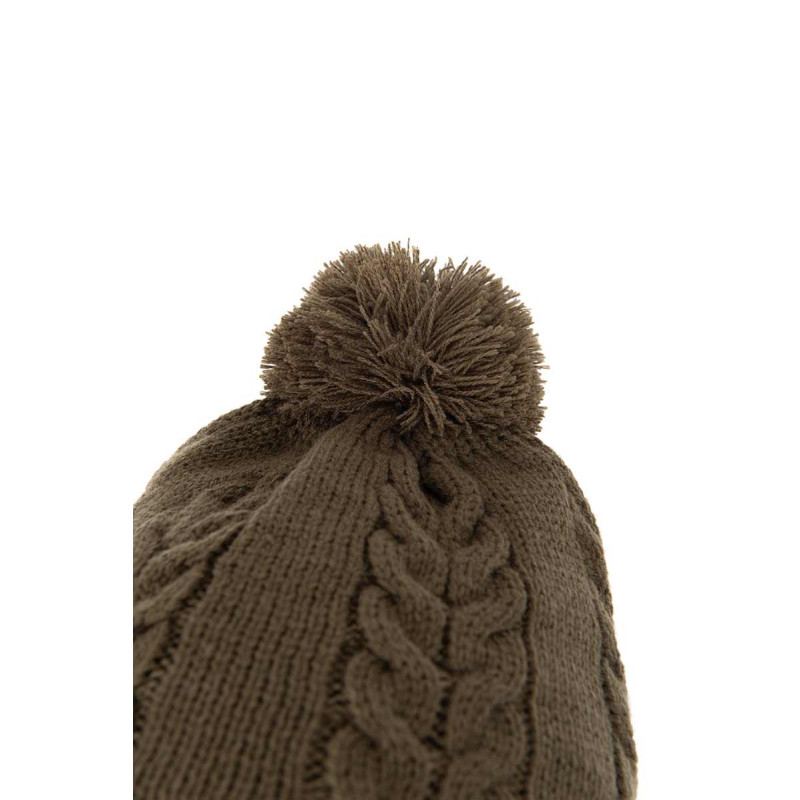 Czapka Fox Khaki Knitted Bobble Hat - Centrum wędkarskie - Sklep wędkarski Jarofishing