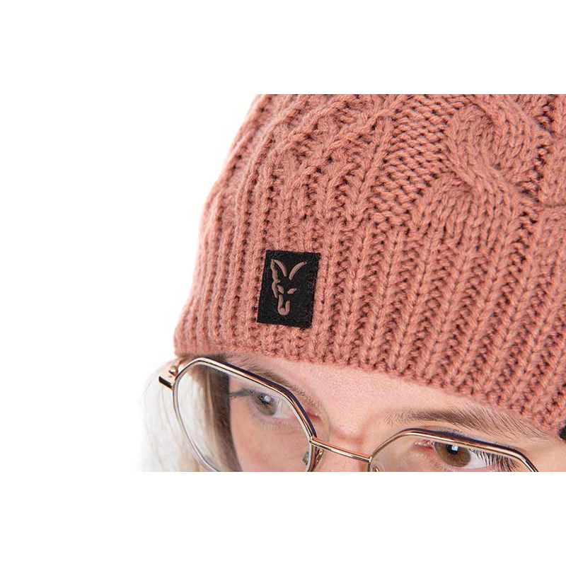 Czapka Fox Ladies Knitted Bobble Hat - Centrum wędkarskie - Sklep wędkarski Jarofishing