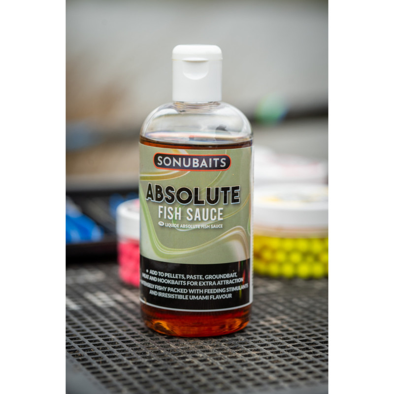 Atraktor w płynie Sonubaits Absolute Liquid 200ml - Fish Sauce - Centrum wędkarskie - Sklep wędkarski Jarofishing Atraktor w płynie Sonubaits Absolute Liquid 200ml - Fish Sauce - Centrum wędkarskie - Sklep wędkarski Jarofishing