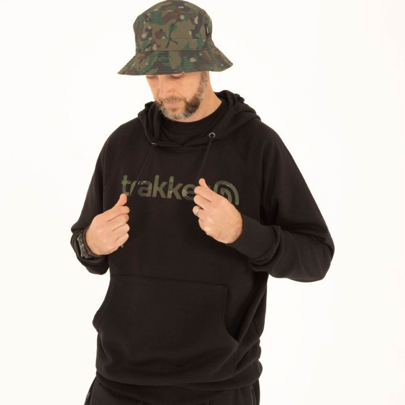 Bluza Trakker CR Logo Hoody Black Camo Roz.XXXL - Centrum wędkarskie - Sklep wędkarski Jarofishing