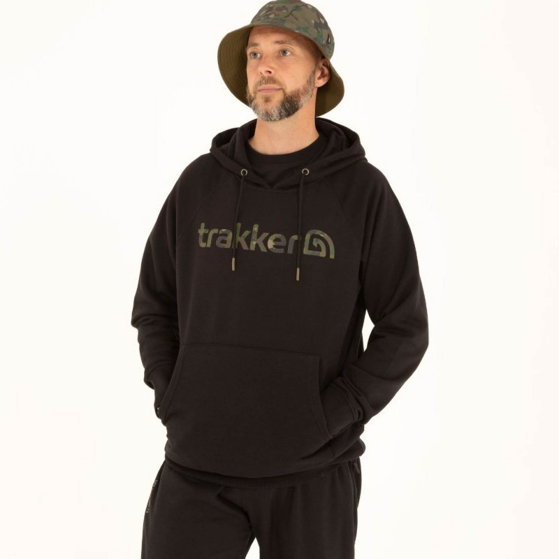 Bluza Trakker CR Logo Hoody Black Camo Roz.XXXL - Centrum wędkarskie - Sklep wędkarski Jarofishing