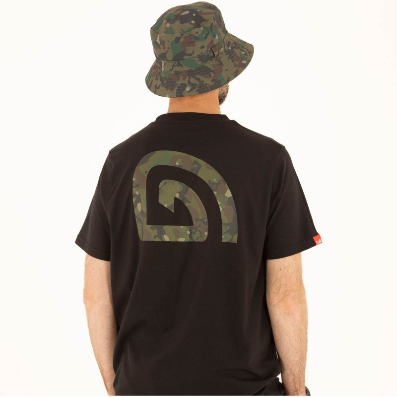 Koszulka Trakker CR Logo T-Shirt Black Camo Roz.L - Centrum wędkarskie - Sklep wędkarski Jarofishing
