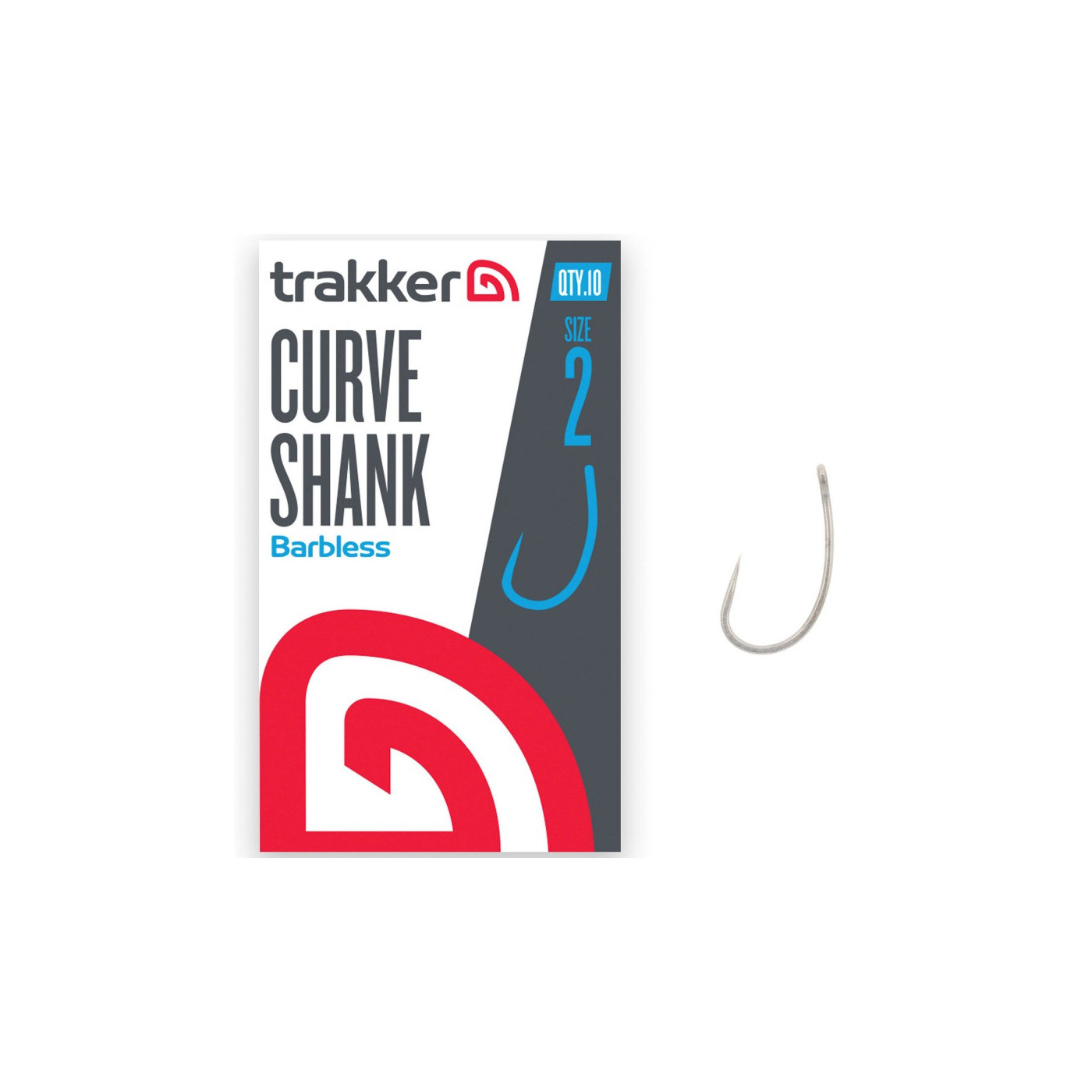 Haczyki Trakker Curve Shank Hooks Barbless Roz.2 - Centrum wędkarskie - Sklep wędkarski Jarofishing